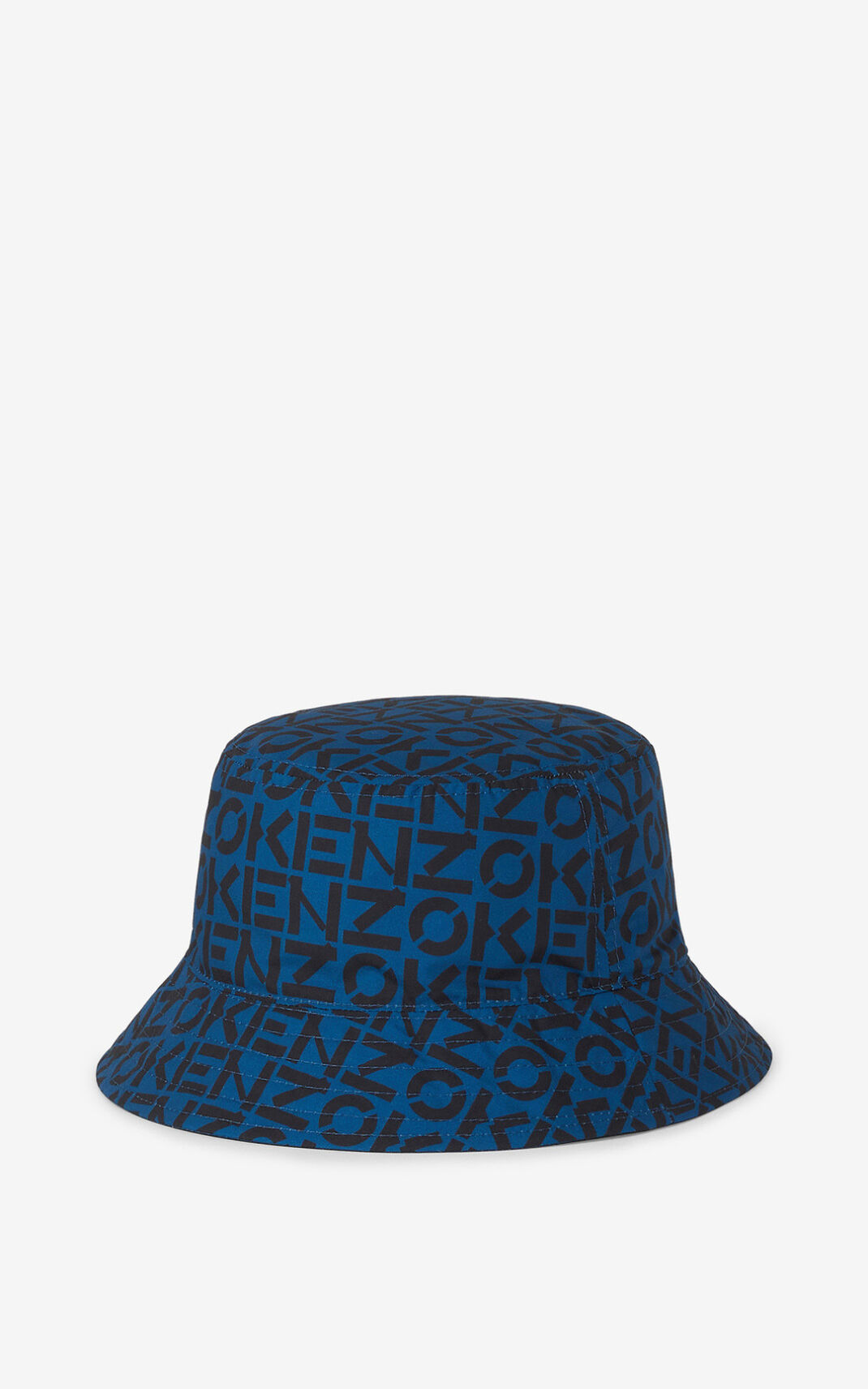 Chapeau Kenzo Reversible monogram Femme Bleu Foncé | GHYS-43152